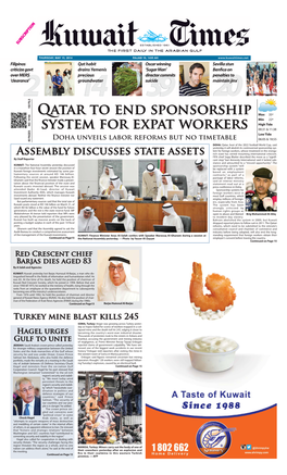 Qatar to End Sponsorship System for Expat Workers
