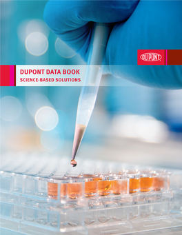DUPONT DATA BOOK SCIENCE-BASED SOLUTIONS Dupont Investor Relations Contents 1 Dupont Overview