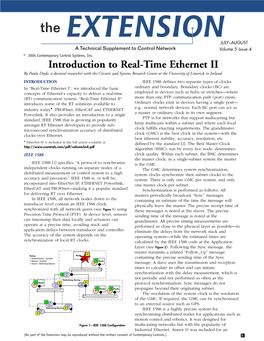 Introduction to Real-Time Ethernet II