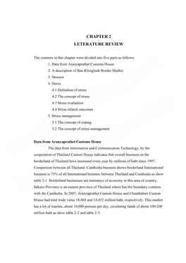 Chapter 2 Leterature Review