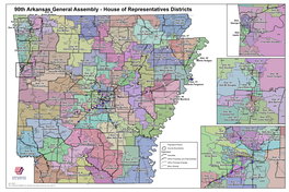 90Th Arkansas General Assembly - House of Representatives Districts Dist