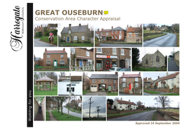 GREAT OUSEBURN Conservation Area Character Appraisal