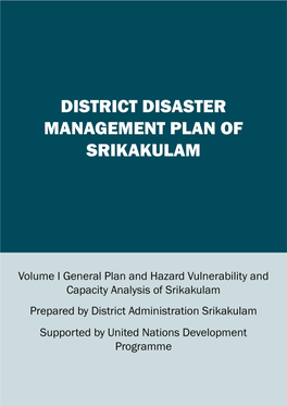 Srikakulam-DDMP-Volume I Genral Plan and HVCA Report