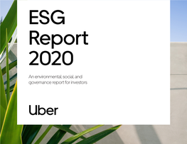 2020 ESG Report