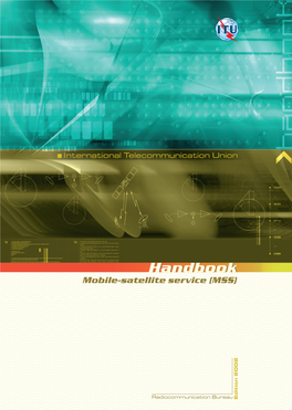 Handbookhandbook Mobile-Satellite Service (MSS) Handbook