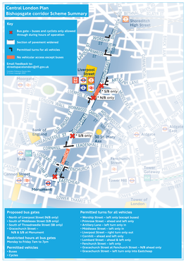 Central London Plan Bishopsgate¬Corridor Scheme Summary