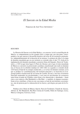 El Sureste En La Edad Media