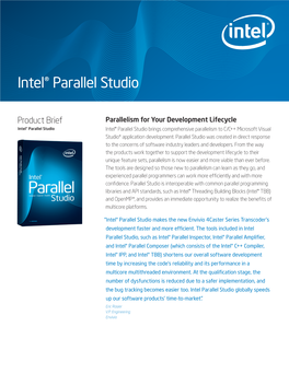 Intel® Parallel Studio
