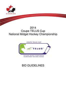2014 TELUS Cup Bid Guidelines.Pdf