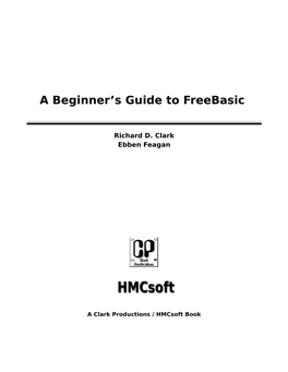 A Beginner's Guide to Freebasic
