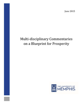 Multi‐Disciplinary Commentaries on a Blueprint for Prosperity