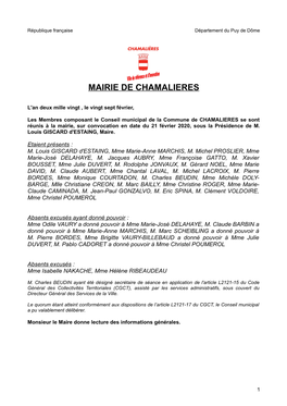 Mairie De Chamalieres