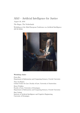 AI4J – Artificial Intelligence for Justice
