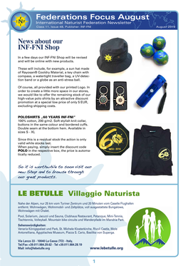 Federations Focus August LE BETULLE Villaggio Naturista