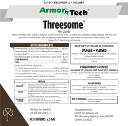 Armortech ® THREESOME ® Label