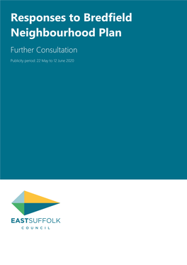 Responses to Bredfield Neighbourhood Plan