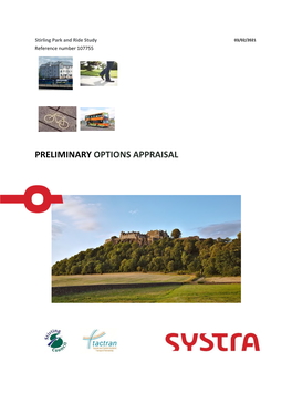 Preliminary Options Appraisal Stirling Park and Ride Study Preliminary Options Appraisal