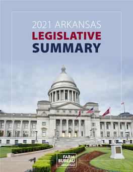 2021 Legislative Summary Published
