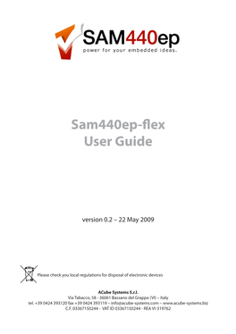 Sam440ep-Flex User Guide