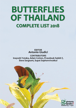 Butterflies-Of-Thailand-Checklist-2018