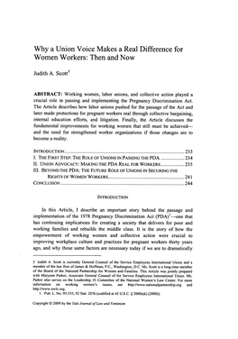 Why a Union Voice Makes a Real Difference for Women Workers: Then and Now