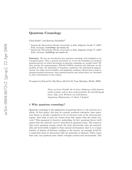 Arxiv:0804.0672V2 [Gr-Qc]