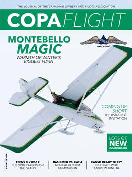 Montebello Magic March 2017 Warmth of Winter’S Biggest Fly-In