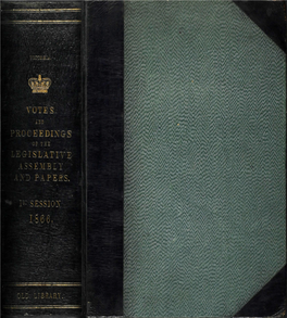 Votes and Proceedings 1866, First Session