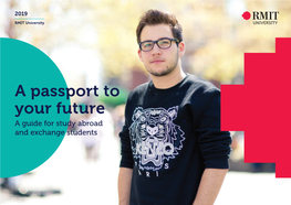 A Passport to Your Future a Guide for Study Abroad and Exchange Students