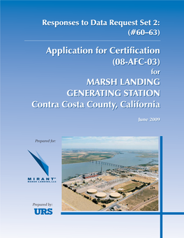 MARSH LANDING GENERATING STATION Contra Costa County, California Application for Certi