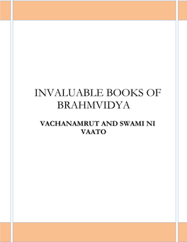 Invaluable Books of Brahmvidya