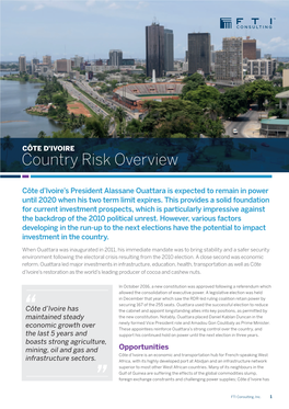 Country Risk Overview