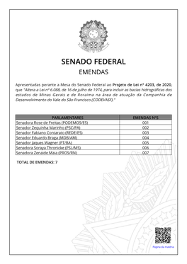 Gabinete Da Senadora Soraya Thronicke