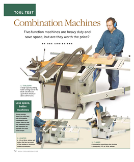 Combination Machines Five-Function Machines Are Heavy Duty and Save Space, but Are They Worth the Price?