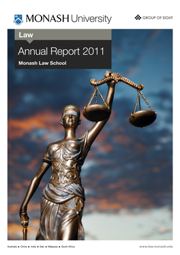 Monash Law School Annual Report 2011