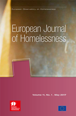 European Journal of Homelessness