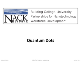 Quantum Dots