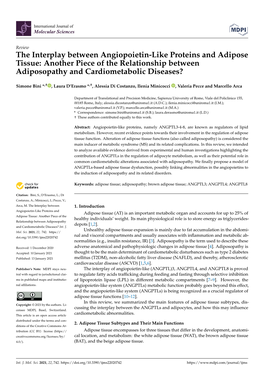 The Interplay Between Angiopoietin-Like Proteins and Adipose Tissue: Another Piece of the Relationship Between Adiposopathy and Cardiometabolic Diseases?