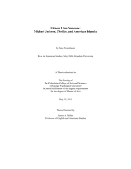 Master's Thesis