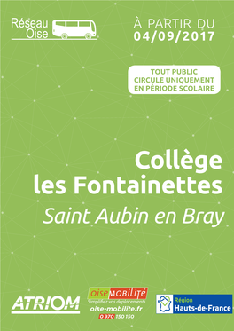 Collège Les Fontainettes Saint Aubin En Bray