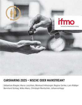 Carsharing 2025 – Nische Oder Mainstream?