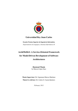 A Service-Oriented Framework for Model-Driven Development of Software Architectures