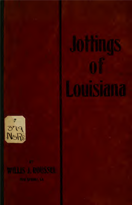 Jottings of Louisiana