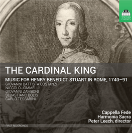 Music for Henry Benedict Stuart in Rome, 1740–91