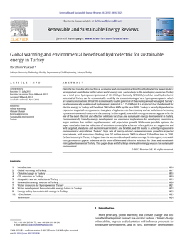 Renewable and Sustainable Energy Reviews 16 (2012) 3816–3825