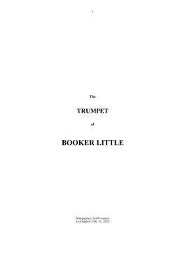 Booker Little