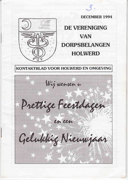 De Vereniging Dorpsbelangen Holwerd