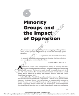 Minority Groups and the Impact of Oppressiondistribute Or