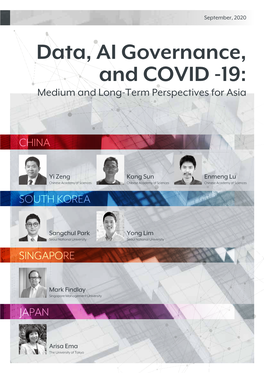 Data, AI Governance, and COVID -19: Medium and Long-Term Perspectives for Asia