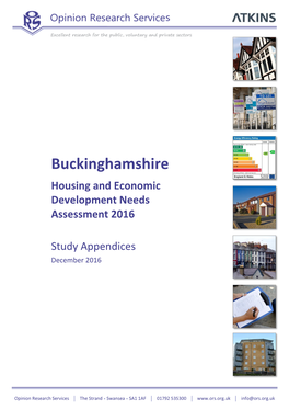 Buckinghamshire HEDNA Appendices